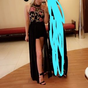 maxi skirt romper dress